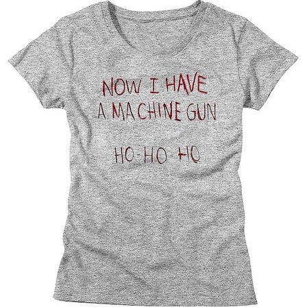 Junior Nu har jag en maskingevär Ho Ho Ho Die Hard Shirt