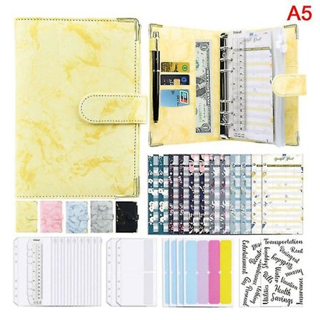 A6 Budget Binder Kontantkuvert Planner System Organizer Med Budget Pengar Kuvert