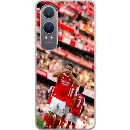 Yhteensopiva Puhelinkuori OnePlus Nord CE4 Lite Arsenal jalkapallo – Martin Ødegaard maalijuhla punaisessa pelipaidassa