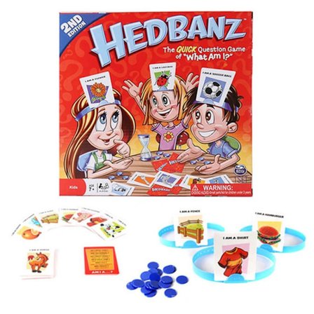 Engelske brettspillkort, gjett hvem jeg er, gjett hva kortspillet er, leker for barn