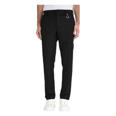 Les Hommes Straight Byxor svart, Herr Byxor, Herr, Storlek: M