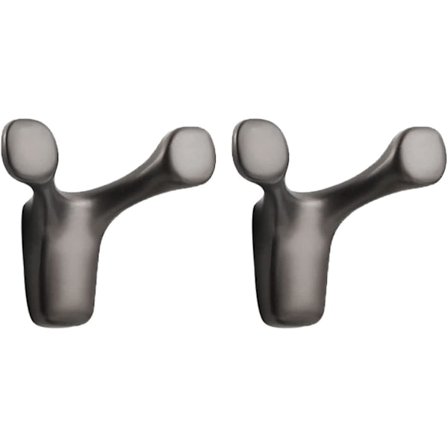 Naulakko - Seinään kiinnitettävä peuran sarvi naulakko, pyyheteline makuuhuoneen henkariin, kylpyhuoneen aamutakki koukut, 2 kpl