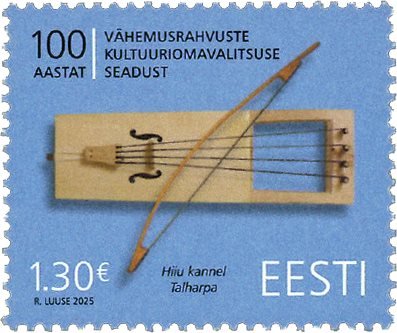 Estland - Nationale minoriteter 100 år - Postfrisk frimærke