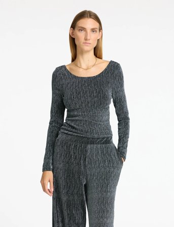 Selected Slfanita Ls Low Back Top - Black - S