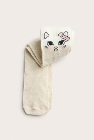 Kappahl | Sukkahousut, kissa | Luonnonvalkoinen