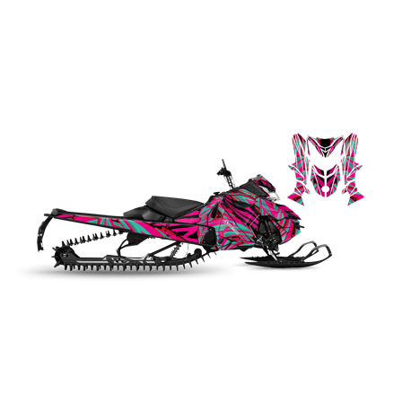 Tarrasarja SweTown Safari Pinkki - Lynx Xtrim RE 3500 600 E-Tec 2017-2018