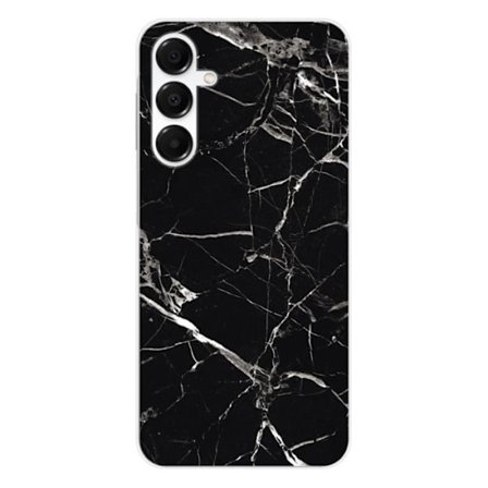 Siliconefodral - Kompatibel med Samsung Galaxy A16 - design i svart marmor