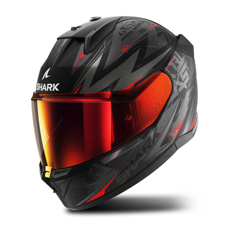 Umpikypärä Shark D-Skwal 3 Blast R Matta musta/antrasiitti/punainen XL