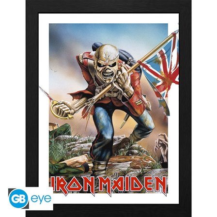 IRON MAIDEN - Framed print "Trooper Eddie" (30x40) - Vuxen