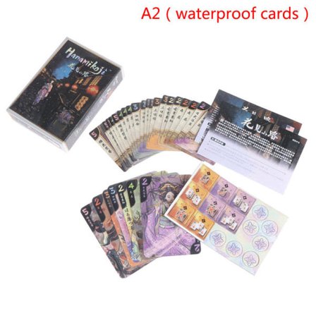 Hanamikoji Brettspill Samarbeidskortspill Enkelt å spille Morsomt A2 (vanntett kort)