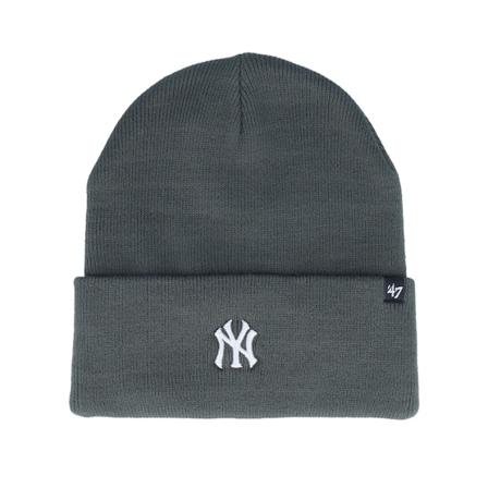 47 Brand - MLB Harmaa cuff Beanie - New York Yankees MLB Base Runner 47 Knit Charcoal Cuff @ Hatstore