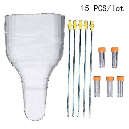 15 st Hundartificiell inseminationsverktyg Ai Breed Feed Whelp Kateter Rod Hfmqv (FMY)