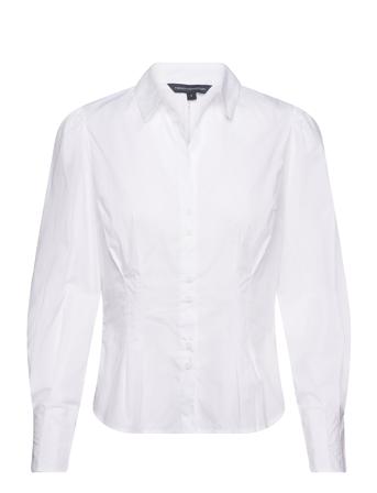 Rhodes Poplin Shirt Langermet Skjorte Hvit French Connection*Betinget Tilbud