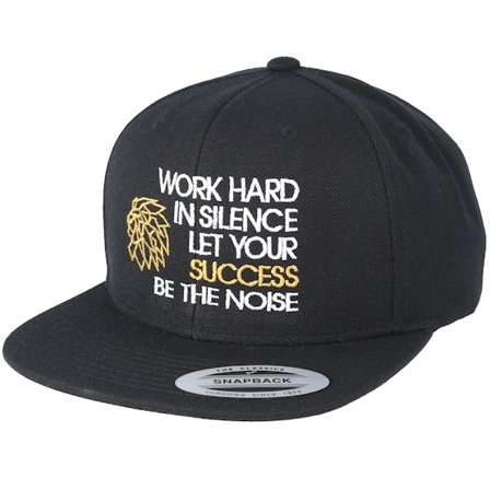 Lions - Schwarz snapback Cap - Success Is the Noise Back Snapback @ Hatstore