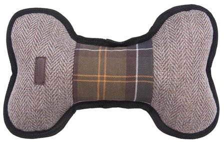 Barbour Dog Toy Bone Bone
