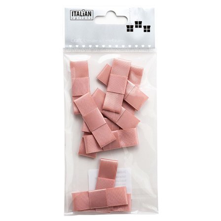 Mini Satinsløjfer Rosaguld