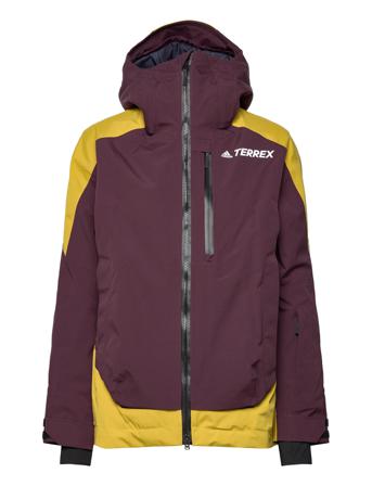 Terrex Myshelter Snow 2-Layer Insulated Jacket Outerwear Sport Jackets Burgundy Adidas Performance