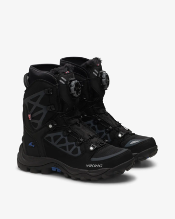 Botas Moto de Nieve Viking Constrictor 3 High WP BOA Negro/Plateado 37