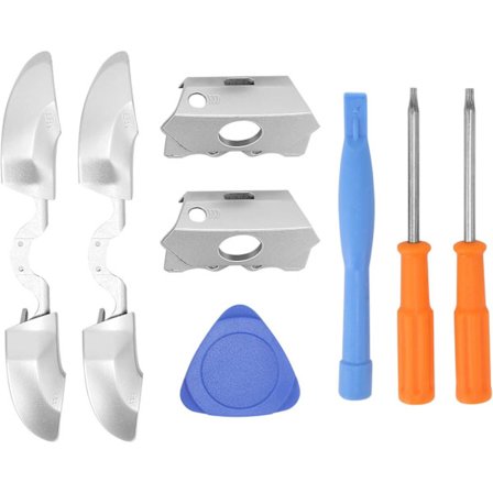 Ps5-reservdelar Verktyg för borttagning av spån Abs Silver Qm21070921 Stötfångare Uppgraderad utbyte Vänster och höger knapp triggers delar till Xbox 