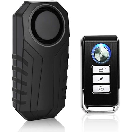Fjernkontroll Sykkelalarm, Trådløs Tyverisikring Alarm for Sykkel Motorsykkel Trehjulssykkel