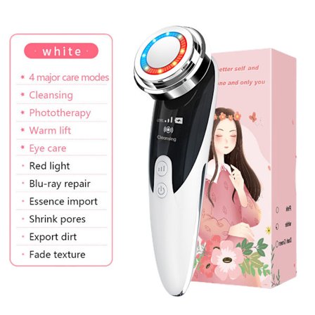 Sähköinen EMS-kasvohieronta kasvojenkohotus 4 tilaa Kauneuslaite