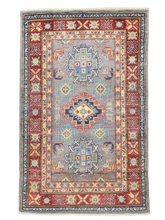 Kazak Fine Rug 80X124 Wool, Afghanistan
