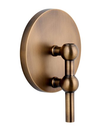 STOFF Nagel | Stoff Nagel Wall Hanger - Bronzed Brass/Bruneret Messing | ONE SIZE