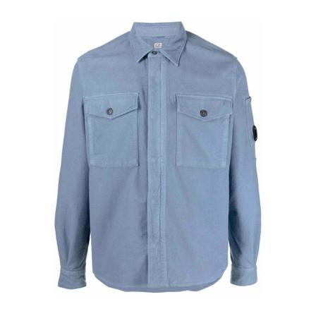 C.p. Company, Casual Shirts Blauw, Heren, Maat:M