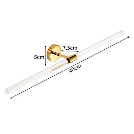 16 tums Guld Akryl Handduksställ för Badrum, Väggmonterat Handduksställ Modernt Handduksställ, Toalett Handduksställ Toalett Väggmonterat Badrum 