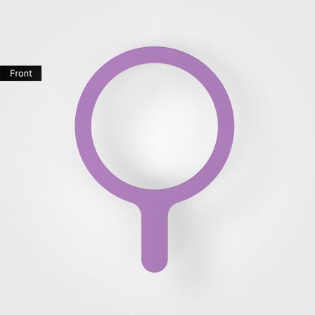 Flieder MagSafe Ring – Weich & Wiederverwendbar