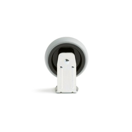 Bockrolle, 100 x 32 mm, TK 90 kg, Massivgummi