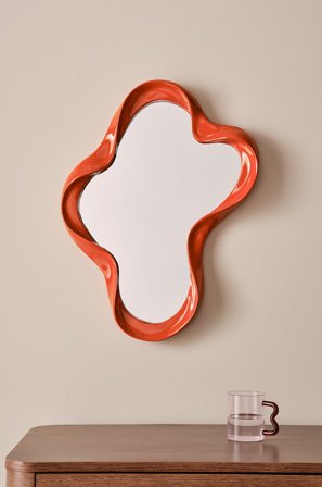 Jotex - Speil Oransje - FLOATING - Kjøp Speil hos Jotex