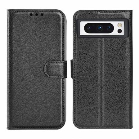 Google Pixel 8 Pro Plånboksfodral med Stativ - Svart