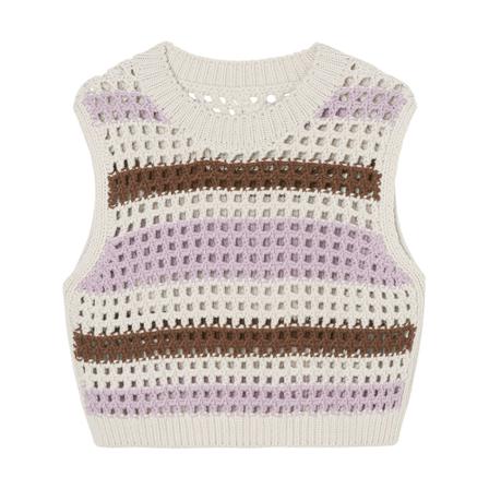 Marc O'Polo Soft, chunky knit slipover with an openwork pattern inbo, Dame