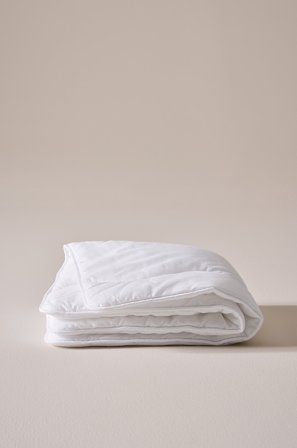 Jotex - Baby Barnedyne Vogn/vugge 70x80 Cm - Økologisk/gjenvunnet Hvit - CELINE - Kjøp Dyner & puter hos Jotex