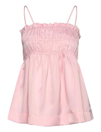 Sima Top Blus Ärmlös Rosa A-View