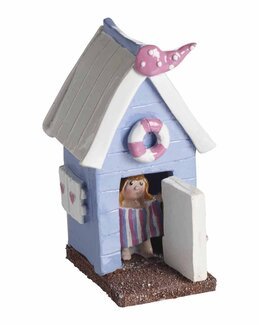 Dekorasjon Badehus med Milla Lys blå