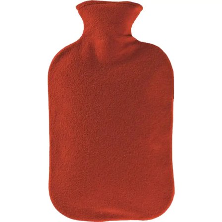 Fashy varmeflaske fleece t-rød