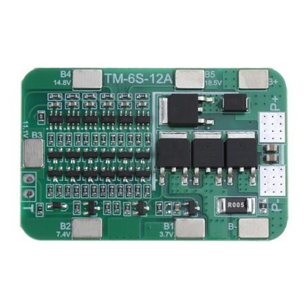 6S 15A 24V BMS til Beskyttelse PCB Board Til 6 Pakker Li-ion Lithium 18650 Batteri