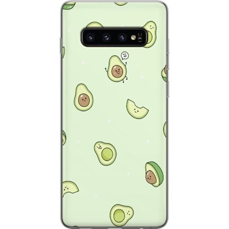 Kompatibel Mobilcover til Samsung Samsung Galaxy S10 Glad Avocado