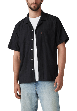 Levi's Sunset Camp Shirt Skjortor Herr Svart S