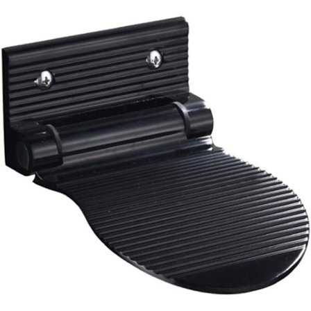 /EA/ Halkfri duschpall i aluminium, duschpedal för badrum, fotstöd för rakning i duschen, robust hopfällbart fotstöd, fotstöd med fästskruvar