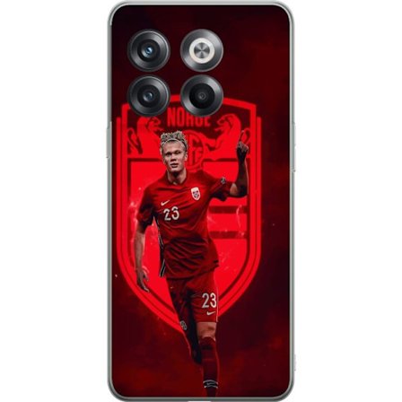 Kompatibelt Mobildeksel til OnePlus 10T Erling Haaland Manchester City Norge fotball målmaskin angriper sterk fysikk fart og kliniske avslutninger som
