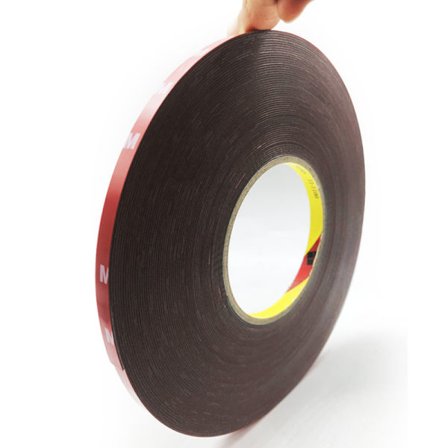 3-pak 3M dobbeltklæbende tape, vandafvisende skumtape, 10 fod længde, 0,4 tommer bredde til bil, dekoration