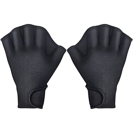 Akvatiske hansker for å hjelpe overkroppsresistens, svømmehansker med svømmehud, god søm, ingen falming, størrelser for menn, kvinner, voksne, barn, 