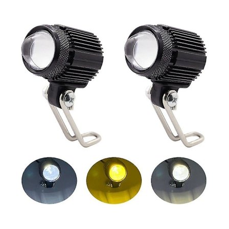 Tåge Lys Led Spot Lys Tåge Lys Led Motorcykel Forlygte Led Spot Lys Sort (2stk)