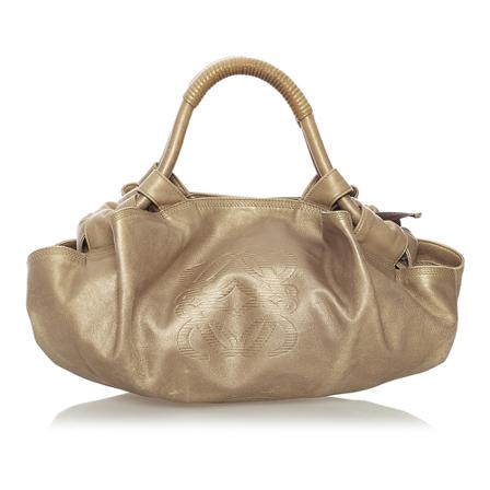 Loewe Pre-owned, Pre-owned Handbag Beige, Dames, Maat:ONE Size
