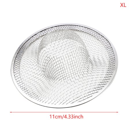 2st rostfritt stål badrumsavloppsfilter duschhårfångare