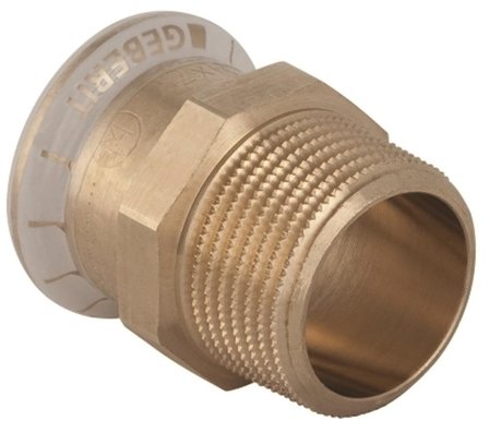 Geberit 1768243 Overgangsmuffe utvendig gjenge 12 x 10 mm, Installasjon