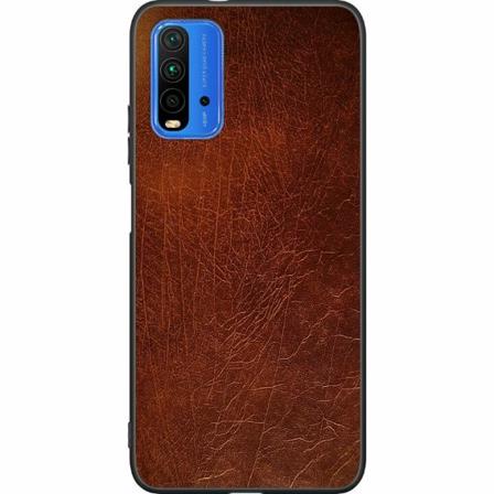 Xiaomi Redmi 9t Svart Skal Leather